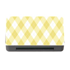 Plaid Pattern Memory Card Reader With Cf by Valentinaart