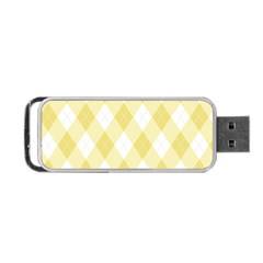 Plaid Pattern Portable Usb Flash (one Side)