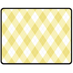 Plaid Pattern Double Sided Fleece Blanket (medium)  by Valentinaart