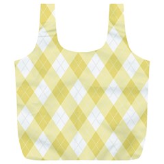 Plaid Pattern Full Print Recycle Bags (l)  by Valentinaart