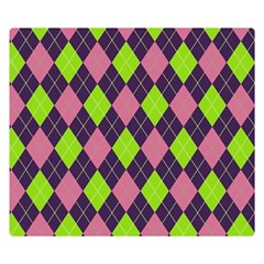 Plaid Pattern Double Sided Flano Blanket (small) 