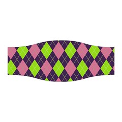 Plaid Pattern Stretchable Headband by Valentinaart