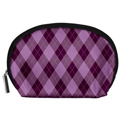 Plaid Pattern Accessory Pouches (large) 