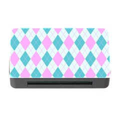 Plaid Pattern Memory Card Reader With Cf by Valentinaart