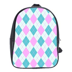 Plaid Pattern School Bags (xl)  by Valentinaart