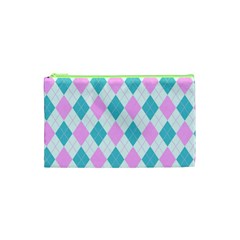 Plaid Pattern Cosmetic Bag (xs) by Valentinaart