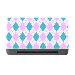 Plaid Pattern Memory Card Reader With Cf by Valentinaart