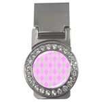 Plaid pattern Money Clips (CZ)  Front