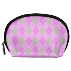 Plaid Pattern Accessory Pouches (large) 