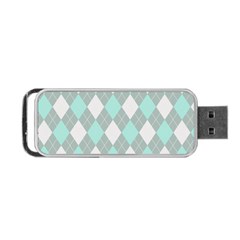 Plaid Pattern Portable Usb Flash (two Sides) by Valentinaart