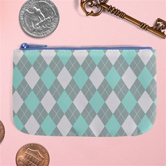 Plaid Pattern Large Coin Purse