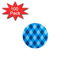 Plaid Pattern 1  Mini Magnets (100 Pack)  by Valentinaart