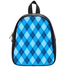 Plaid Pattern School Bags (small)  by Valentinaart