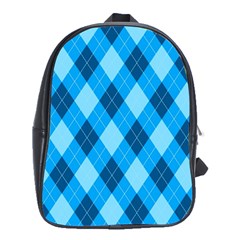 Plaid Pattern School Bags (xl)  by Valentinaart