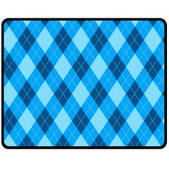 Plaid Pattern Double Sided Fleece Blanket (medium)  by Valentinaart