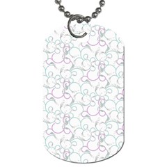 Plaid Pattern Dog Tag (one Side) by Valentinaart