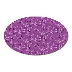 Plaid Pattern Oval Magnet