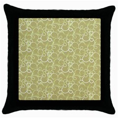 Plaid pattern Throw Pillow Case (Black)