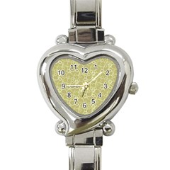 Plaid pattern Heart Italian Charm Watch