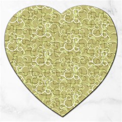 Plaid pattern Jigsaw Puzzle (Heart)