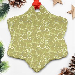 Plaid pattern Ornament (Snowflake)