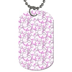 Plaid pattern Dog Tag (Two Sides)