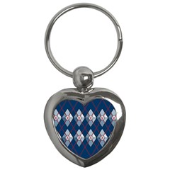 Diamonds And Lasers Argyle  Key Chains (heart)  by emilyzragz