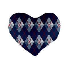 Diamonds And Lasers Argyle  Standard 16  Premium Heart Shape Cushions by emilyzragz