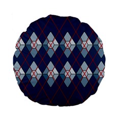 Diamonds And Lasers Argyle  Standard 15  Premium Flano Round Cushions