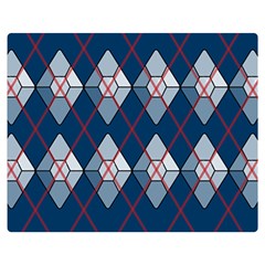 Diamonds And Lasers Argyle  Double Sided Flano Blanket (medium) 