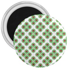 Floral Collage Pattern 3  Magnets by dflcprints