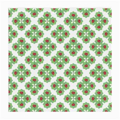 Floral Collage Pattern Medium Glasses Cloth by dflcprints