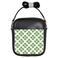 Floral Collage Pattern Girls Sling Bags by dflcprints