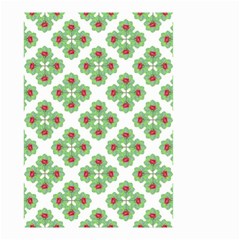 Floral Collage Pattern Small Garden Flag (two Sides) by dflcprints