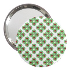 Floral Collage Pattern 3  Handbag Mirrors by dflcprints