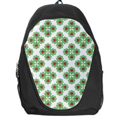 Floral Collage Pattern Backpack Bag by dflcprints