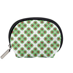 Floral Collage Pattern Accessory Pouches (small)  by dflcprints