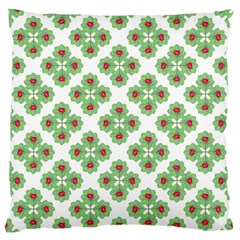 Floral Collage Pattern Standard Flano Cushion Case (one Side) by dflcprints