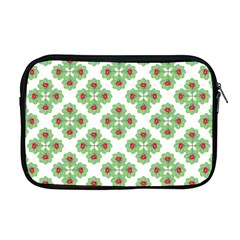 Floral Collage Pattern Apple Macbook Pro 17  Zipper Case