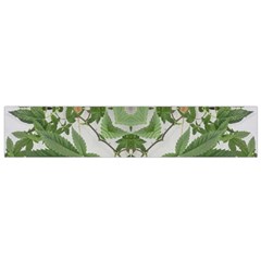 Marijuana Leaf Pattern Flano Scarf (small) by getstonedinstyle