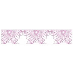 Ganja Ganesh Pattern (pink) Flano Scarf (small) by getstonedinstyle