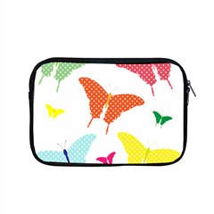 Beautiful Colorful Polka Dot Butterflies Clipart Apple MacBook Pro 15  Zipper Case