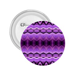 Purple Pink Zig Zag Pattern 2.25  Buttons