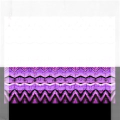 Purple Pink Zig Zag Pattern Rectangular Jigsaw Puzzl