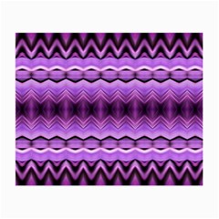 Purple Pink Zig Zag Pattern Small Glasses Cloth