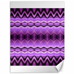 Purple Pink Zig Zag Pattern Canvas 36  x 48  