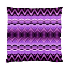 Purple Pink Zig Zag Pattern Standard Cushion Case (Two Sides)