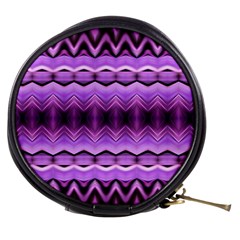 Purple Pink Zig Zag Pattern Mini Makeup Bags