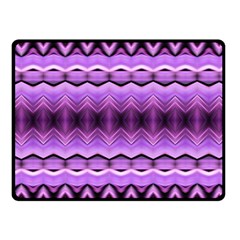 Purple Pink Zig Zag Pattern Fleece Blanket (Small)