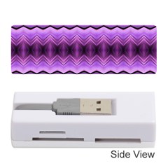 Purple Pink Zig Zag Pattern Memory Card Reader (Stick) 